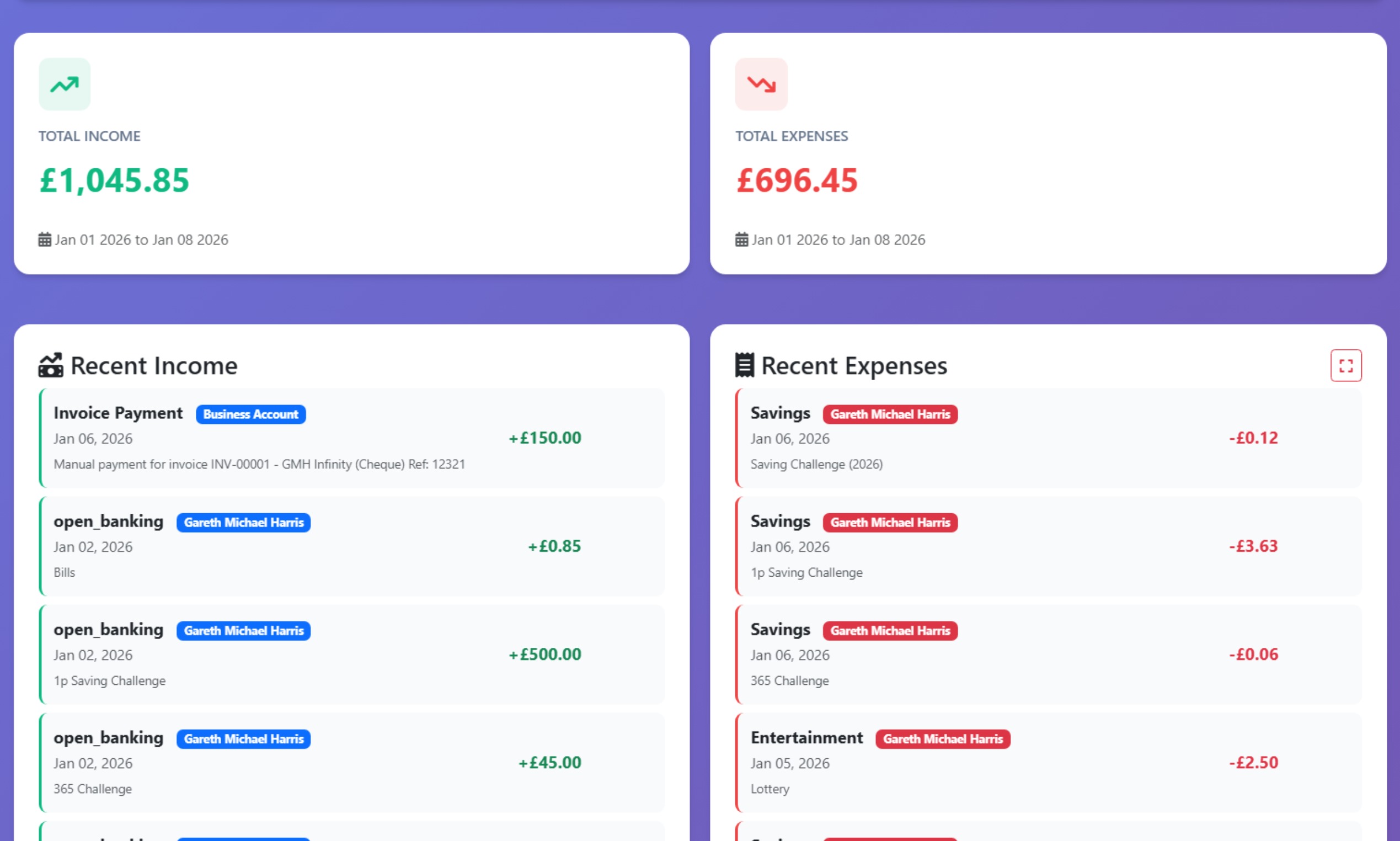 Features - MyMoneyLog